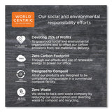 World Centric® Paper Bowls, 32 oz, 4.4" Diameter x 5.8"h, White, 500/Carton (WORBOPA32) Case of 500