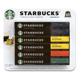 Starbucks® By NESPRESSO® Pods Variety Pack, Blonde Espresso/Colombia/Espresso/Pikes Place, 60 Pods/Pack, Ships in 1-3 Business Days (GRR22001153) Each