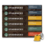 Starbucks® By NESPRESSO® Pods Variety Pack, Blonde Espresso/Colombia/Espresso/Pikes Place, 60 Pods/Pack, Ships in 1-3 Business Days (GRR22001153) Each