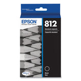 Epson® T812120-S (T812) DURABrite Ultra Ink, 350 Page-Yield, Black (EPST812120S) Each
