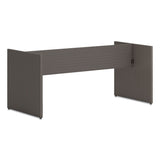 HON® Mod Slab Base for 96" Table Tops, 63.5w x 29.23d x 28h, Slate Teak (HONTBL96BSELS1) Each
