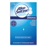 Alka-Seltzer® Antacid and Pain Relief Medicine, Two-Pack, 50 Packs/Box (PFYBXAS50) 36 Packets of 2 Pills
