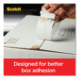 Scotch® Box Lock Shipping Packaging Tape with Dispenser, 3" Core, 1.88" x 54.6 yds, Clear, 4/Pack (MMM39504RD) Pack of 4