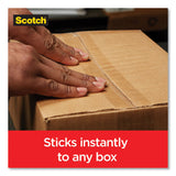 Scotch® Box Lock Shipping Packaging Tape, 1.5" Core with Dispenser, 1.88" x 22.2 yds, Clear, 6/Pack (MMM1956) Pack of 6