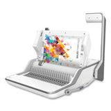 Fellowes® Lyra 3-in-1 Binding Center, 300 Sheets, 16.63 x 15.62 x 6.03, White/Gray (FEL5603001) Each