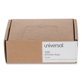 Universal® High-Density Shredder Bags, 16 gal Capacity, 100/Box (UNV35947) Case of 100