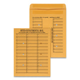 Universal® Deluxe Interoffice Press and Seal Envelopes, #97, Two-Sided Three-Column Format, 10 x 13, Brown Kraft, 100/Box (UNV63570) Box of 100