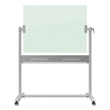 Quartet® Infinity Glass Dry-Erase Board Presentation Easel, 24 x 36, White Surface, Frameless (QRTECM43G) Each