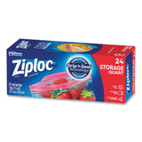 Ziploc® Seal Top Bags, Quart, 7.44" x 7", Clear, 24/Box (SJN383235) Box of 24