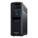 CyberPower® PFC Sinewave CP1500PFCLCD UPS Battery Backup, 12 Outlets, 1,500 VA, 1,030 J (CYPCP1500PFCLCD)