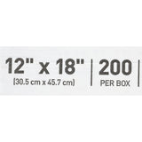 McKesson Argent™ Sure-Check® Sterilization Pouch Ethylene Oxide (EO) Gas / Steam 12 X 18 Inch Transparent / Blue Self Seal Paper / Film (527136_CS) 5/CS