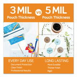 Scotch™ Laminating Pouches, 5 mil, 3.75" x 2.38", Gloss Clear, 20/Pack (MMMTP585120) Pack of 20