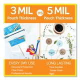 Scotch™ Laminating Pouches, 3 mil, 8.5" x 14", Gloss Clear, 20/Pack (MMMTP385520) Pack of 20