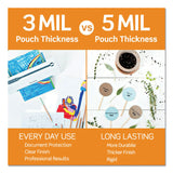 Scotch™ Laminating Pouches, 5 mil, 5" x 7", Gloss Clear, 20/Pack (MMMTP590320) Pack of 20