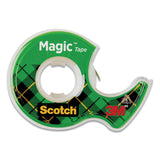 Scotch® Magic Tape in Handheld Dispenser, 1" Core, 0.5" x 66.66 ft, Clear (MMM119) Each