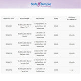 Safe N Simple™ No-Sting Skin Barrier Wipe 60% / 20% Strength Purified Water / Polyvinylpyrrolidone / Glycerin / Propylene Glycol Individual Packet Large NonSterile (1074722_BX) 25/BX