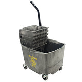 Impact® Premium Sidepress Bucket & Wringer Combo, Gray, 1/Each (IMP6G2635-3G) Each