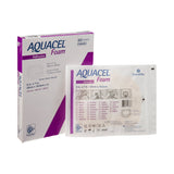 Aquacel® Foam Dressing 7 X 8 Inch With Border Waterproof Film Backing Silicone Adhesive Sacral Sterile (802599_EA) 1/EA