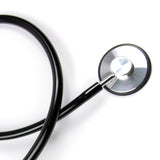 McKesson General Exam Stethoscope Black 1-Tube 21 Inch Tube Single Sided Chestpiece (1007588_CS) 50/CS