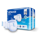 Attends® Advanced Unisex Adult Incontinence Brief X-Large Disposable Heavy Absorbency (950226_CS) 60/CS