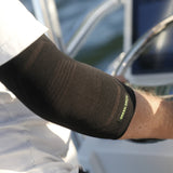 Green Drop™ Elbow Support Small / Medium Pull-On Sleeve Left or Right Elbow 8 to 12 Inch Elbow Circumference Black (1230634_EA) 1/EA
