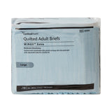 Wings™ Extra Quilted Unisex Adult Incontinence Brief Large Disposable Moderate Absorbency (849690_BG) 18/BG