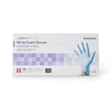 McKesson Confiderm® 6.5CX Exam Glove Small NonSterile Nitrile Extended Cuff Length Textured Fingertips Blue Chemo Tested (921606_BX) 100/BX