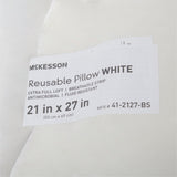 McKesson Bed Pillow 21 X 27 Inch White Reusable (939587_EA) 1/EA