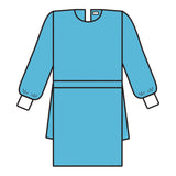 Halyard Protective Procedure Gown X-Large Blue NonSterile Not Rated Disposable (342891_CS) 60/CS