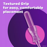 Tampax® Radiant Tampon Regular Absorbency Plastic Applicator Individually Wrapped (1229259_BX) 1/BX