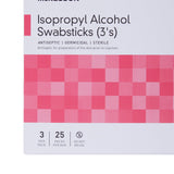 McKesson Impregnated Swabstick 70% Strength Isopropyl Alcohol Individual Packet Sterile (854754_PK) 1/PK