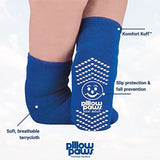 Pillow Paws® 360° Imprint Slipper Socks Unisex Adult 3X-Large / X-Wide All Around Tread Single Patient Use Royal Blue (554158_PR) 1/PR