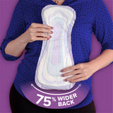 Poise® Fresh Protection™ Overnight Bladder Control Pad 5.3 Inch Length Heavy Absorbency Sodium Polyacrylate Core One Size Fits Most (1224724_PK) 22/PK