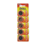 Excell Lithium Battery CR2032 Coin Cell 3V Disposable 1 Pack (1134499_BX) 100/BX