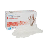 McKesson Exam Glove Large NonSterile Vinyl Standard Cuff Length Smooth Clear Not Rated (354440_BX) 100/BX