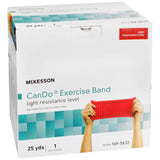 McKesson CanDo® Exercise Resistance Band Red 5 Inch X 25 Yard Light Resistance (1073316_EA) 1/EA