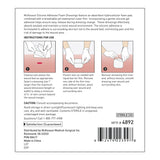 McKesson Lite Thin Foam Dressing 3 X 3 Inch Without Border Film Backing Silicone Gel Adhesive Square Sterile (1083092_BX) 10/BX