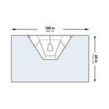 McKesson Orthopedic Drape Heavy-Duty Shoulder Arthroscopy Drape 100 W X 60 L Inch Sterile (1101304_PK) 1/PK