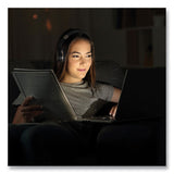 Morpheus 360® SERENITY Stereo Wireless Headphones with Microphone, 3 ft Cord, Black/Gold (MHSHP5500G) Each