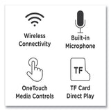 Morpheus 360® SERENITY Stereo Wireless Headphones with Microphone, 3 ft Cord, White/Rose Gold (MHSHP5500R) Each