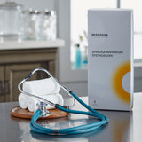 McKesson LUMEON™ Sprague Stethoscope Teal Blue 2-Tube 22 Inch Tube Double Sided Chestpiece (363735_EA) 1/EA