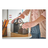 X-ACTO® Model 1675 TeacherPro Classroom Electric Pencil Sharpener, AC-Powered, 4 x 7.5 x 8, Black/Silver/Smoke (EPI1675X) Each