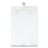 Survivor® Lightweight 14 lb Tyvek Catalog Mailers, #10 1/2, Square Flap, Redi-Strip Adhesive Closure, 9 x 12, White, 100/Box (QUAR1460) Box of 100
