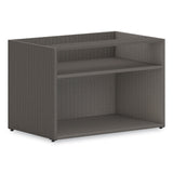 HON® Mod Low Storage Credenza, 30w x 20d x 21h, Slate Teak (HONLCL3020SLS1) Each