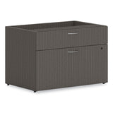 HON® Mod Low Personal Credenza, 30w x 20d x 21h, Slate Teak (HONLCL3020BFLS1) Each