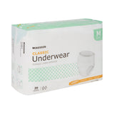 McKesson Classic Unisex Adult Absorbent Underwear Pull On with Tear Away Seams Medium Disposable Light Absorbency (884177_BG) 1/BG