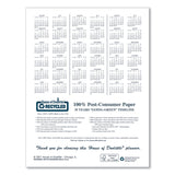 House of Doolittle™ Recycled Ruled 14-Month Planner with Leatherette Cover, 10 x 7, Black Cover, 14-Month: Dec 2025 to Jan 2027 (HOD260602) Each