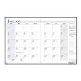 House of Doolittle™ Recycled Ruled 14-Month Planner with Leatherette Cover, 10 x 7, Black Cover, 14-Month: Dec 2025 to Jan 2027 (HOD260602) Each