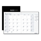 House of Doolittle™ Recycled Ruled 14-Month Planner with Leatherette Cover, 10 x 7, Black Cover, 14-Month: Dec 2025 to Jan 2027 (HOD260602) Each