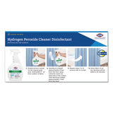 Clorox Healthcare® Hydrogen-Peroxide Cleaner/Disinfectant, 32 oz Spray Bottle, 9/Carton (CLO30828) Case of 9